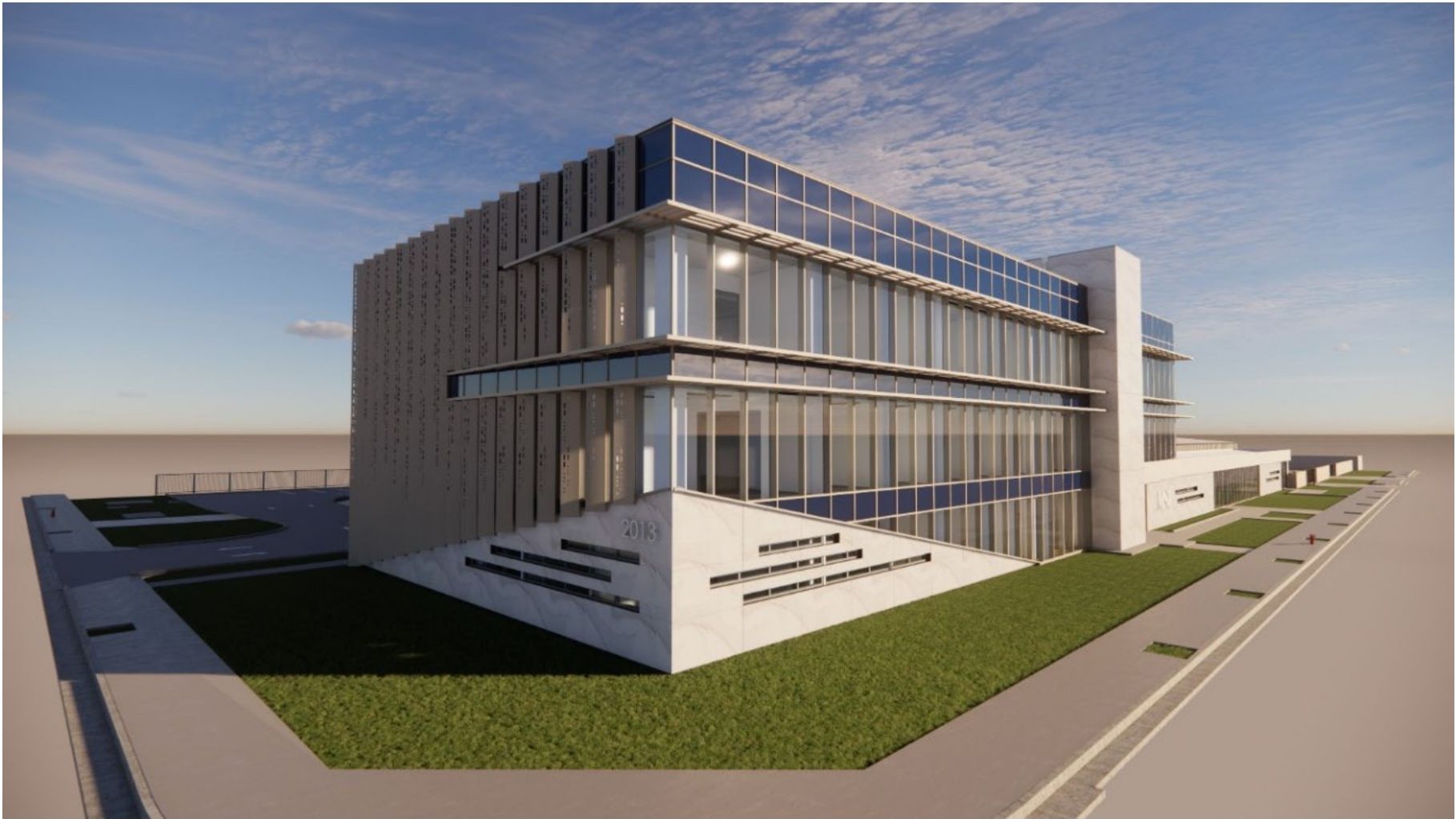 MSI HQ — Curtain Wall + Porcelain